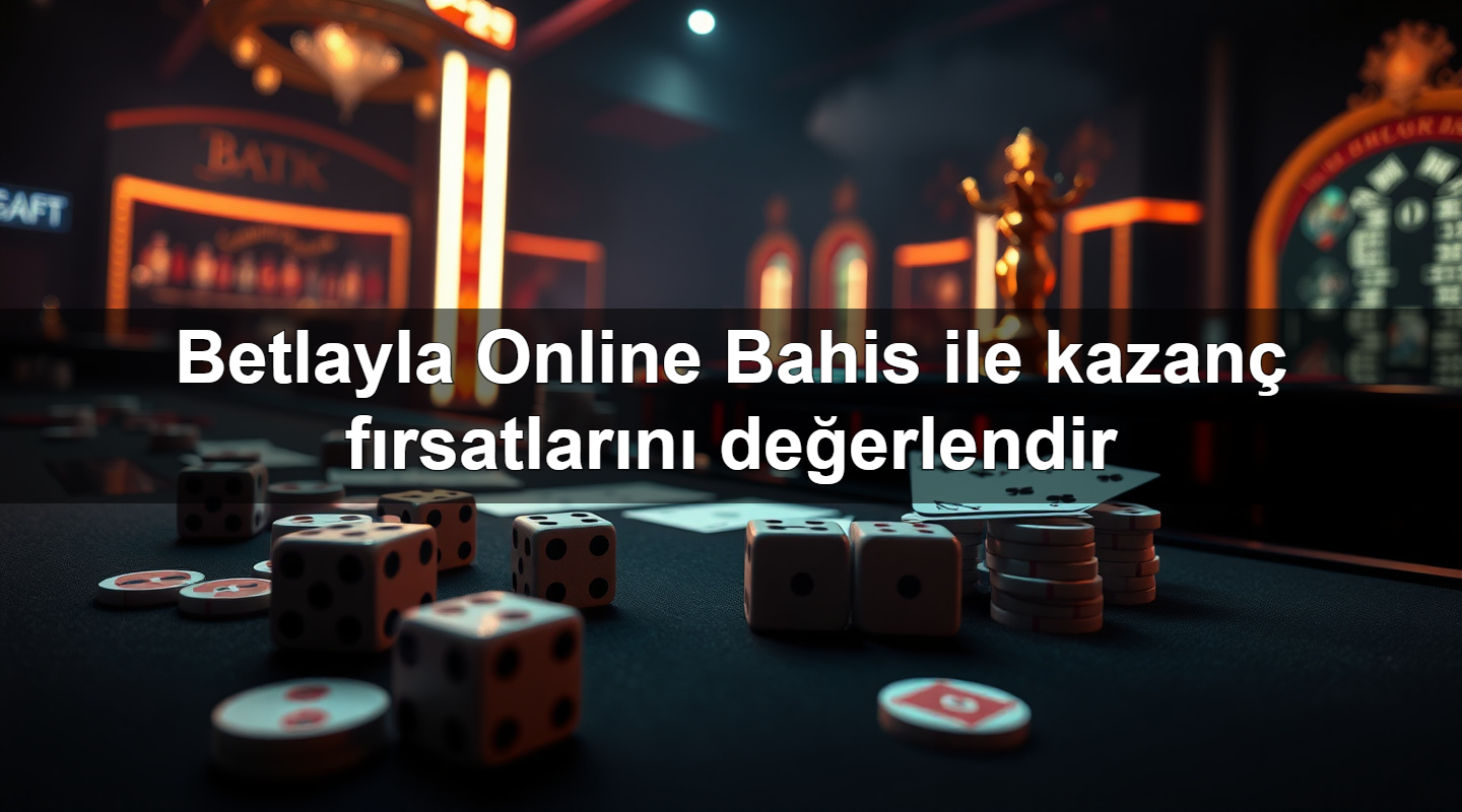 You are currently viewing Betlayla Online Bahis ile kazanç fırsatlarını değerlendir